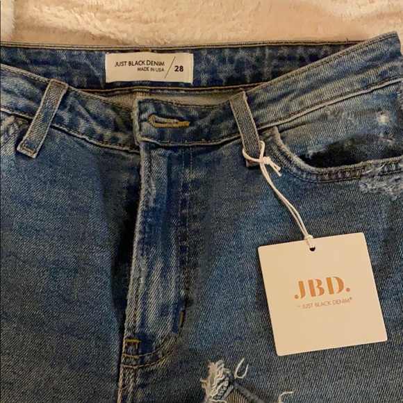 Just black denim straight leg jeans - Picture 2 of 4